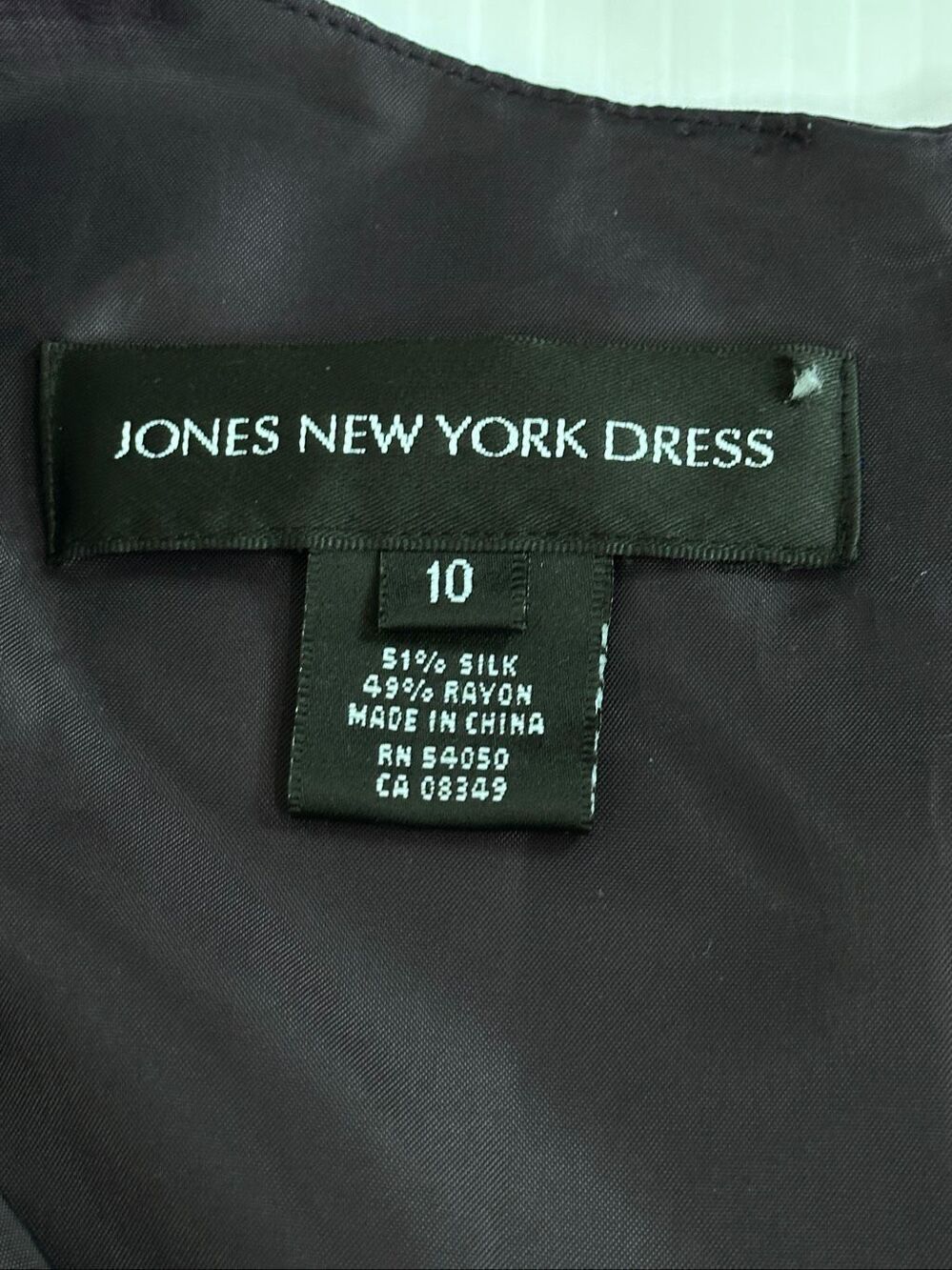Vintage Jones New York Purple Silk Burnout Velvet Maxi Dress 10 Whimsigoth 90s - Picture 8 of 12